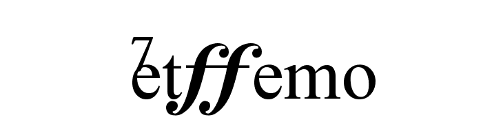 MetDemo  font caratteri gratis