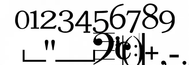 MetDemo Font OTHER CHARS