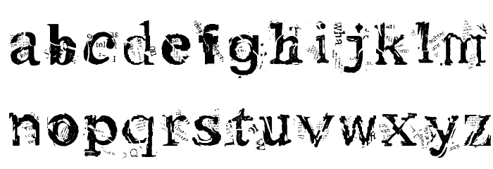 Metacopy Plain Font Litere mici