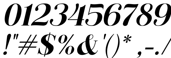 Metafiz Bold Italic Font OTHER CHARS