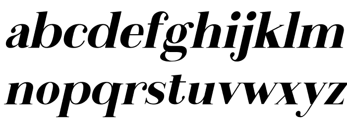 Metafiz Bold Italic Font LOWERCASE