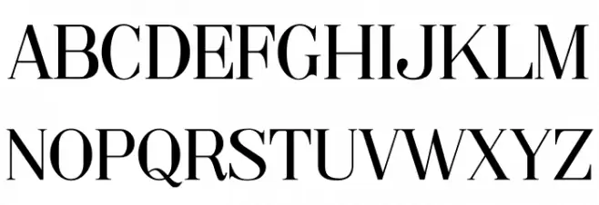 Metafiz Regular 字体 大写
