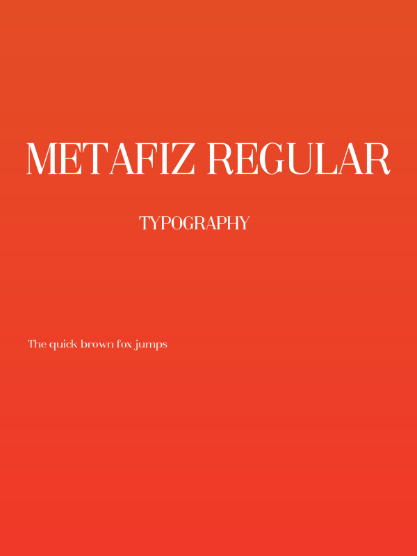 Metafiz Regular Poster