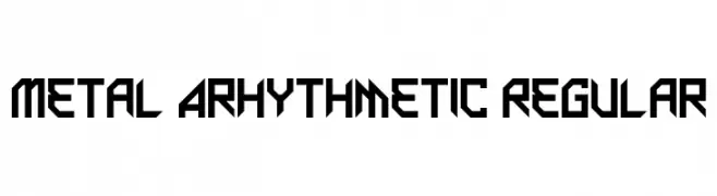 Metal Arhythmetic Regular  لخطوط تنزيل