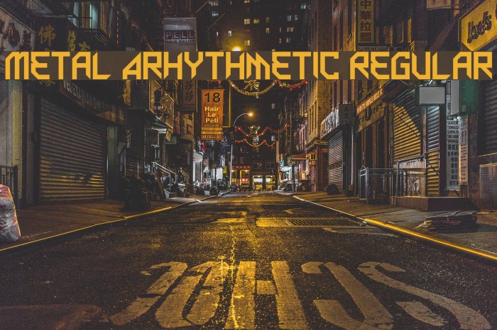 Metal Arhythmetic Regular Example 1