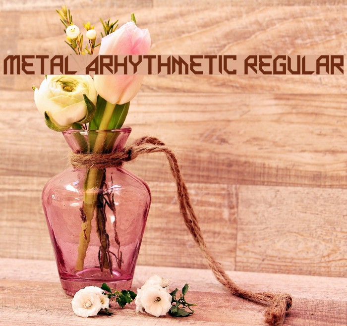 Metal Arhythmetic Regular Example 2