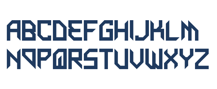 Metal Arhythmetic Regular Lowercase