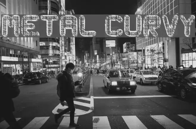 Metal Curvy Font examples