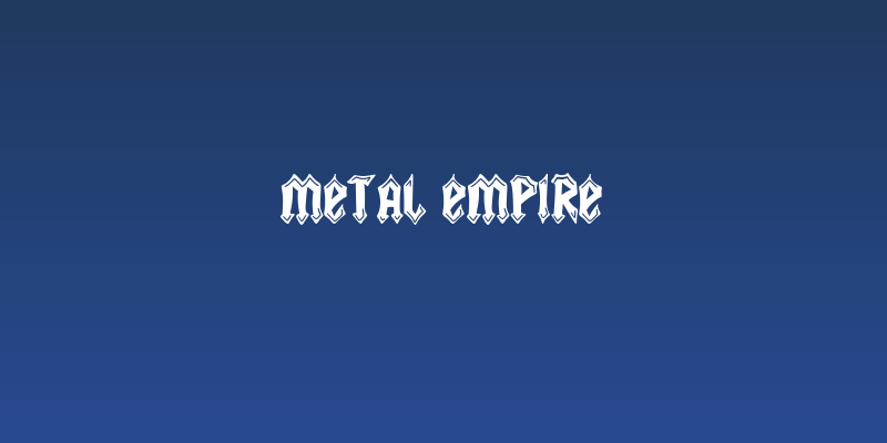 Metal Empire Social Header