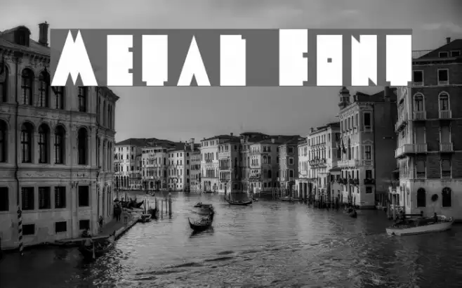 Metal Font Example 1