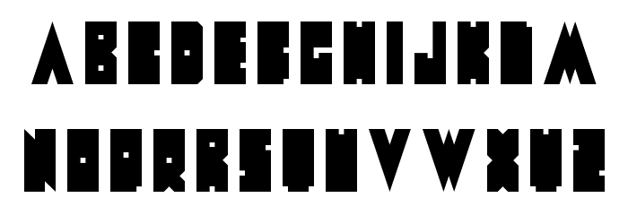Metal Font Font LOWERCASE