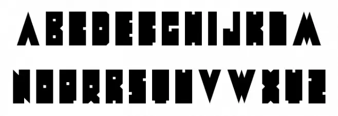 Metal Font Caratteri MINUSCOLO