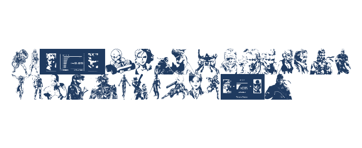 Metal Gear Solid The Phantom Font Lowercase