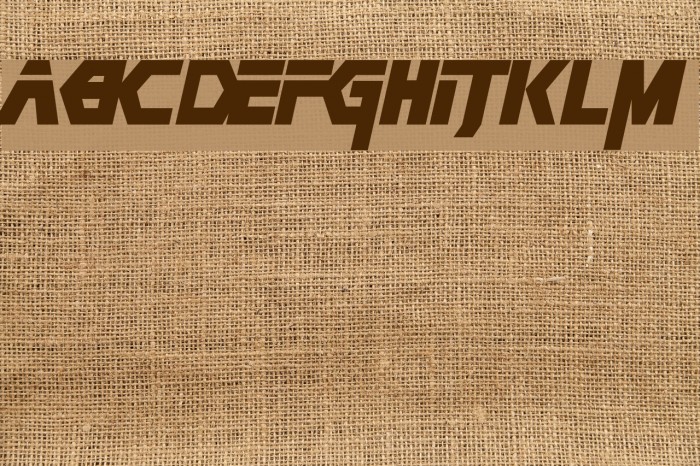 Metal Gear Font examples