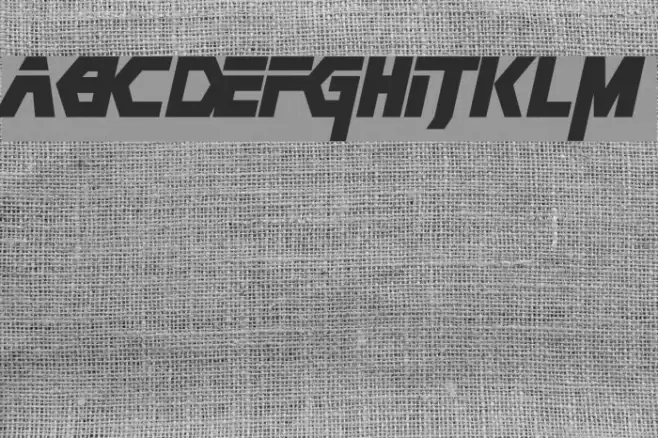 Metal Gear Font examples