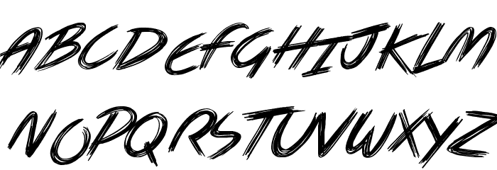 Metal Head Font LOWERCASE