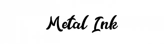 Metal Ink  Скачать бесплатные шрифты