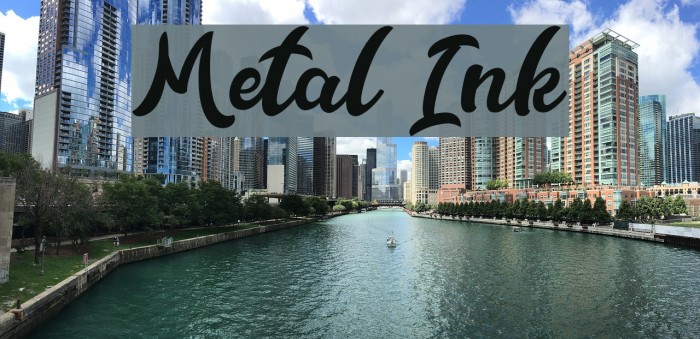 Metal Ink Font examples