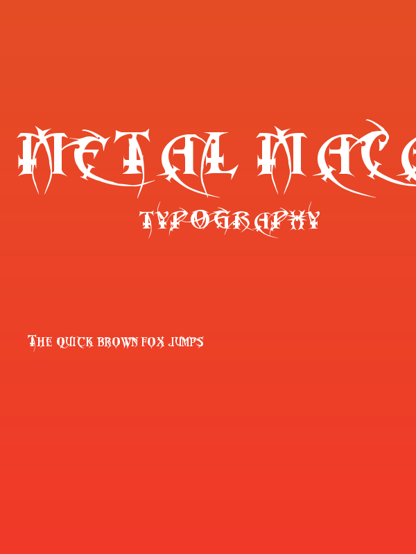 Metal Macabre Poster