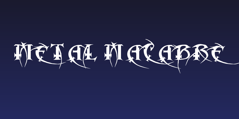 Metal Macabre Social Header