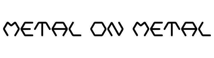 Metal On Metal Font