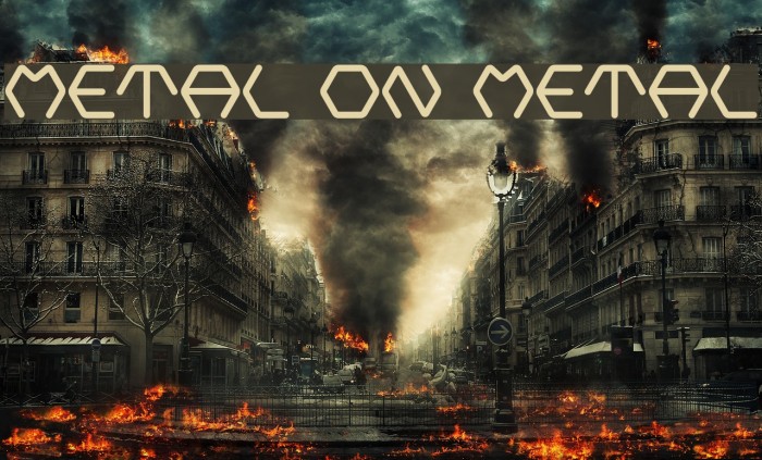 Metal On Metal Font examples