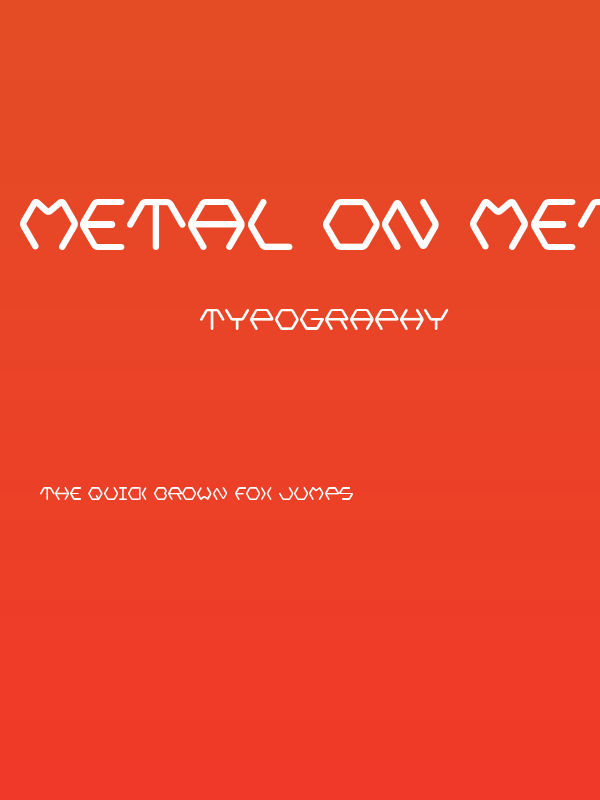 Metal On Metal Poster
