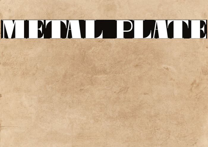 Metal Plate Example 1