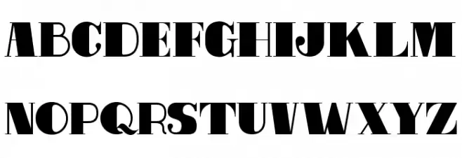 Metal Plate फ़ॉन्ट लोअरकेस