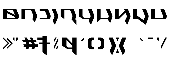 Metal Rebel Font OTHER CHARS