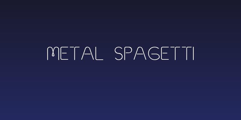 Metal Spagetti Social Header