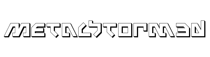 Metal Storm 3D  Скачать бесплатные шрифты