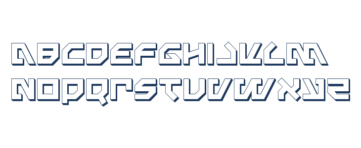 Metal Storm 3D Lowercase