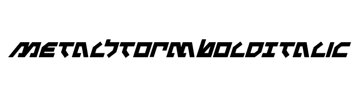 Metal Storm Bold Italic  नि: शुल्क फ़ॉन्ट्स डाउनलोड