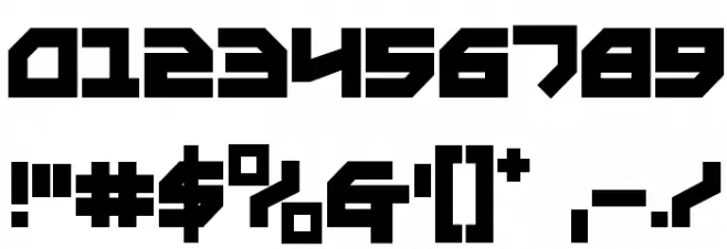 Metal Storm Bold Font OTHER CHARS