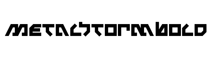 Metal Storm Bold  Free Fonts Download