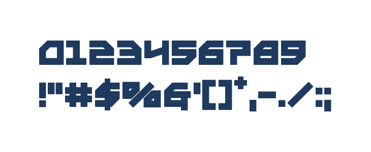 Metal Storm Bold Other Characters