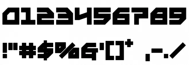 Metal Storm Bold Font OTHER CHARS