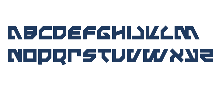 Metal Storm Bold Lowercase