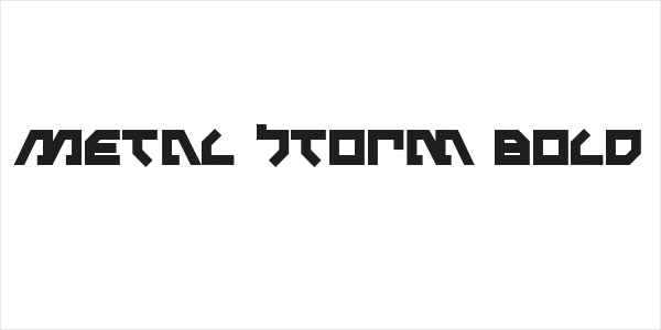 Metal Storm Bold Logo