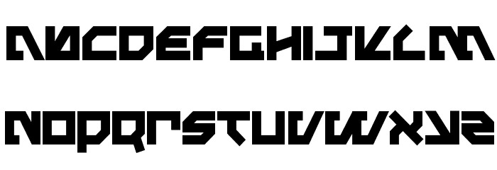 Metal Storm Bold Font LOWERCASE