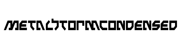 Metal Storm Condensed  Fuentes Gratis Descargar