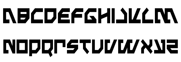 Metal Storm Condensed Font LOWERCASE
