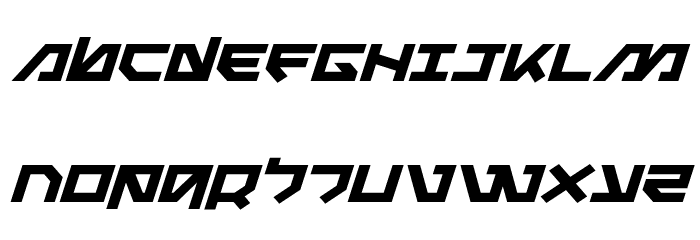 Metal Storm Expanded Italic Polices MAJUSCULES