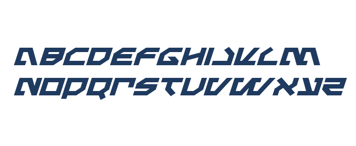 Metal Storm Expanded Italic Lowercase