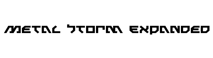 Metal Storm Expanded  免费字体下载