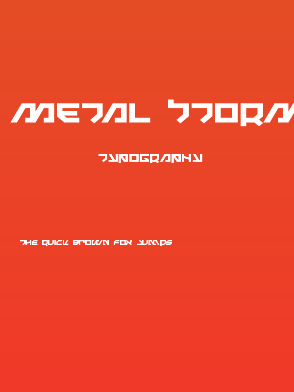 Metal Storm Expanded Poster