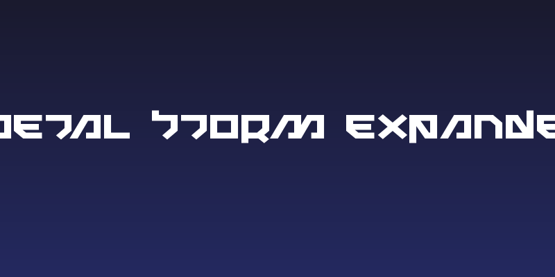 Metal Storm Expanded Social Header