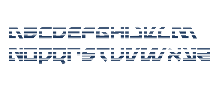 Metal Storm Gradient Lowercase