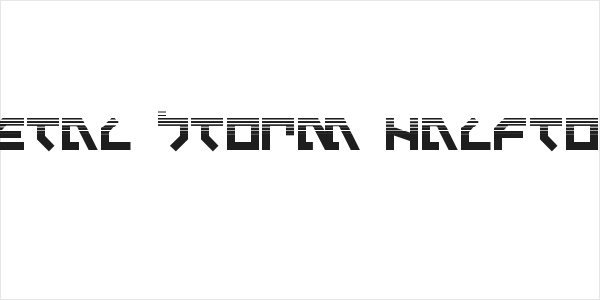 Metal Storm Halftone Logo